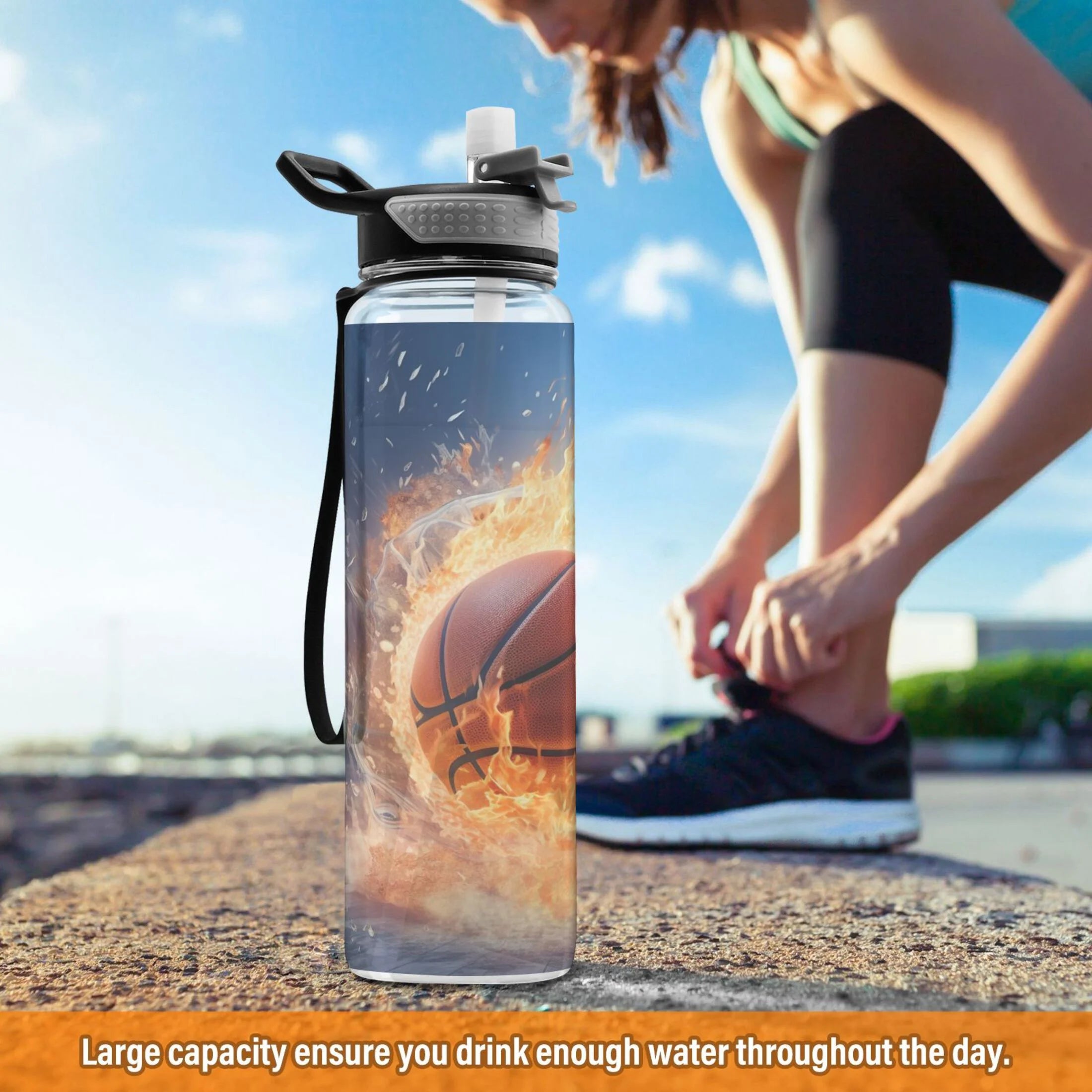 32oz Tritan Leakproof Sports Water Bottle M85577