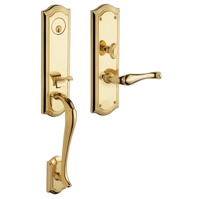 Lifetime Satin Nickel Left Hand Single Cylinder Mortise Entry Handleset O227