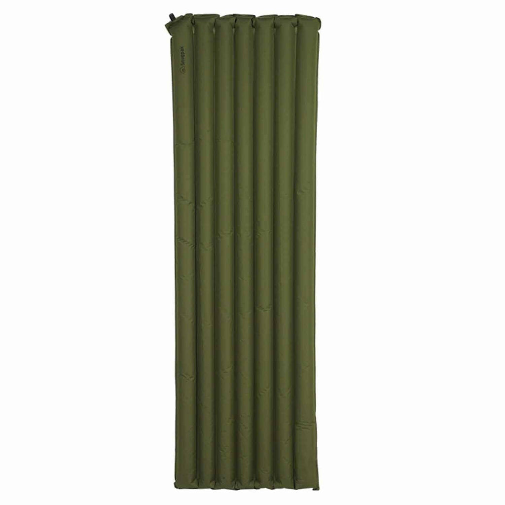 Olive Air Mat with Built-in Foot Pump Q188