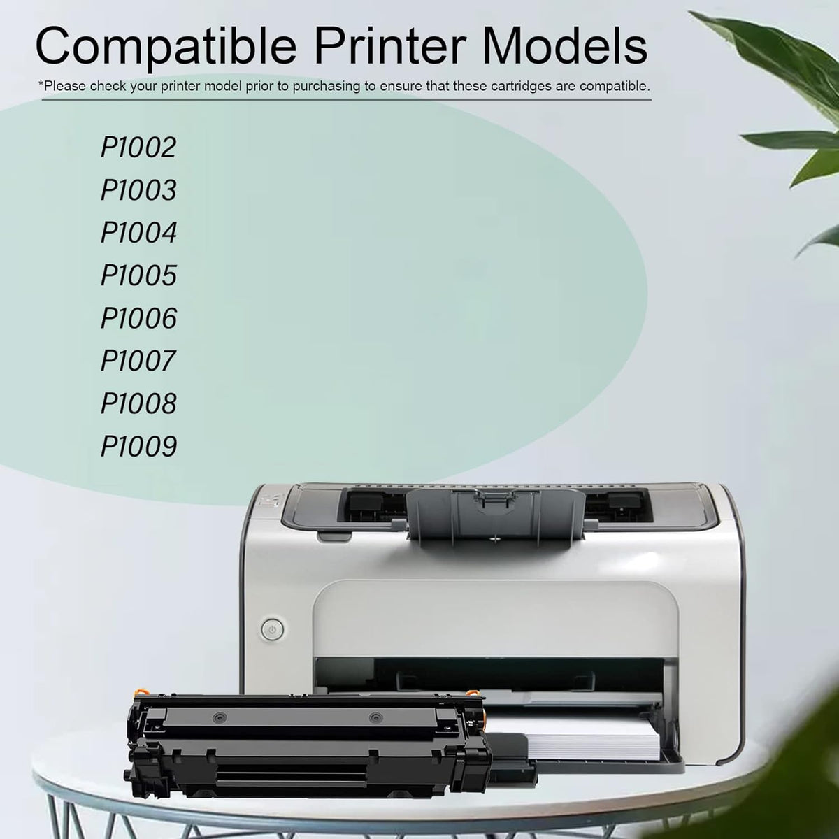 2 Pack Compatible Toner Cartridge for HP 35A Printers V293