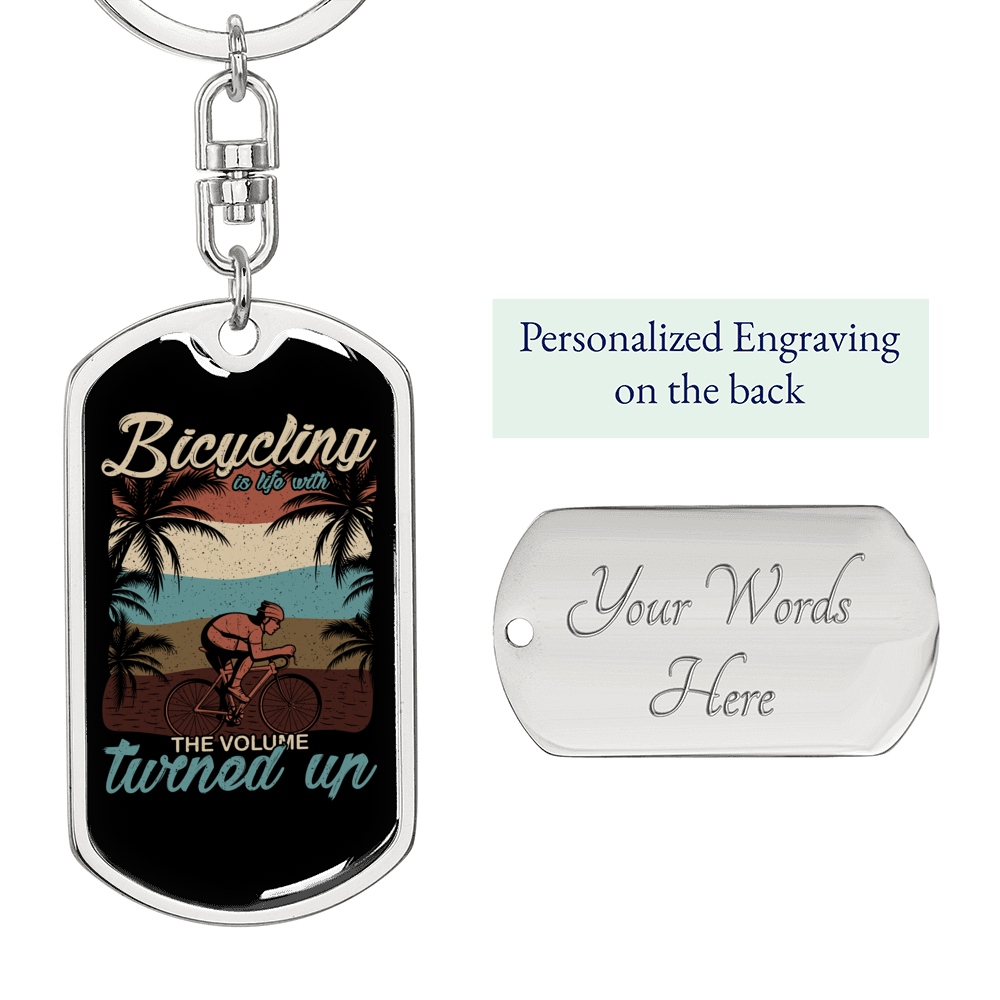 Swivel Dog Tag Keychain M197