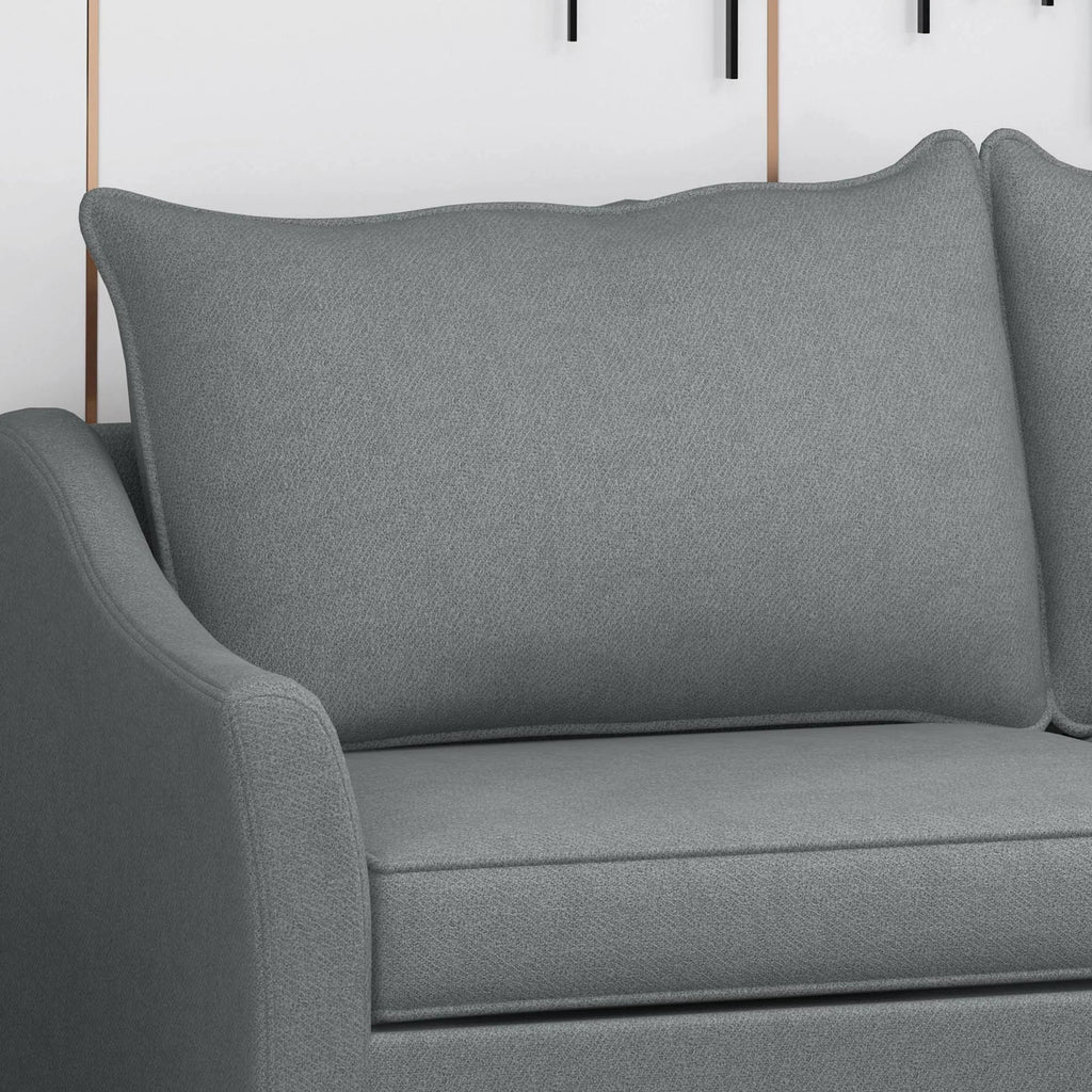 Charcoal Fabric 3 Seater Sofa C6335