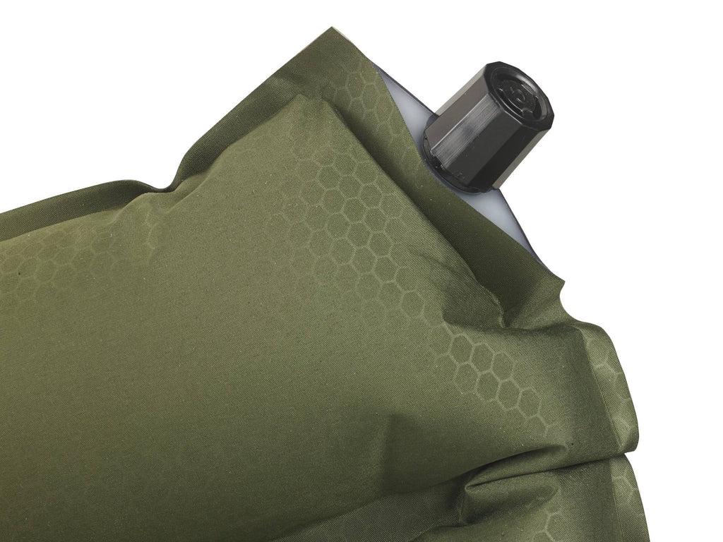 Olive Air Mat with Built-in Foot Pump Q188