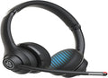 Wireless or Wired Over-Ear Headset with 60+ Hours Bluetooth Playtime, Removable Earcup N67786