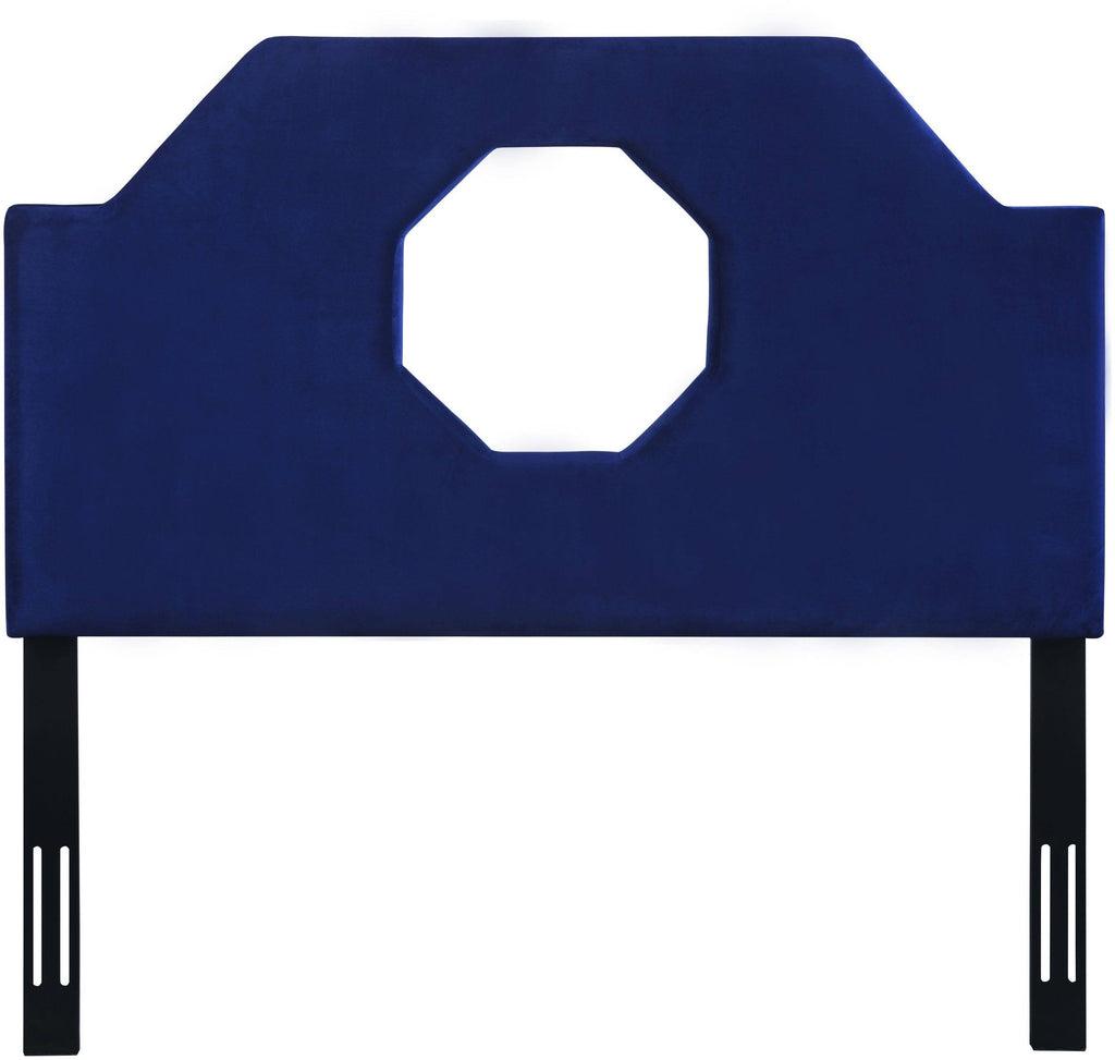 Navy Velvet King Headboard T767549