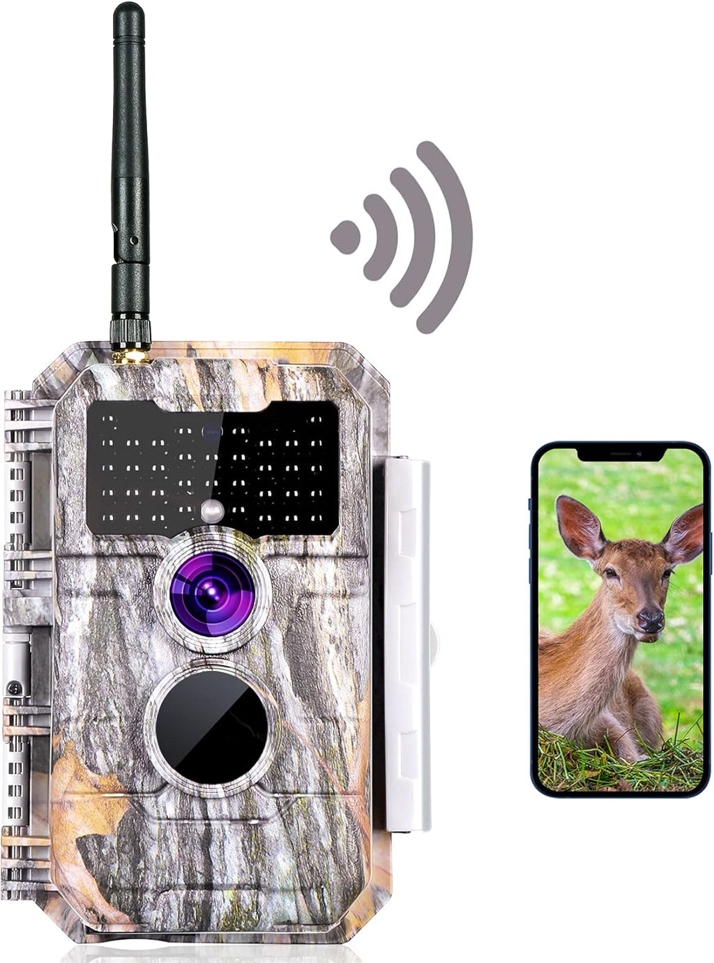 24MP 1296P No Glow Night Vision Motion Activated Waterproof Game Camera E309