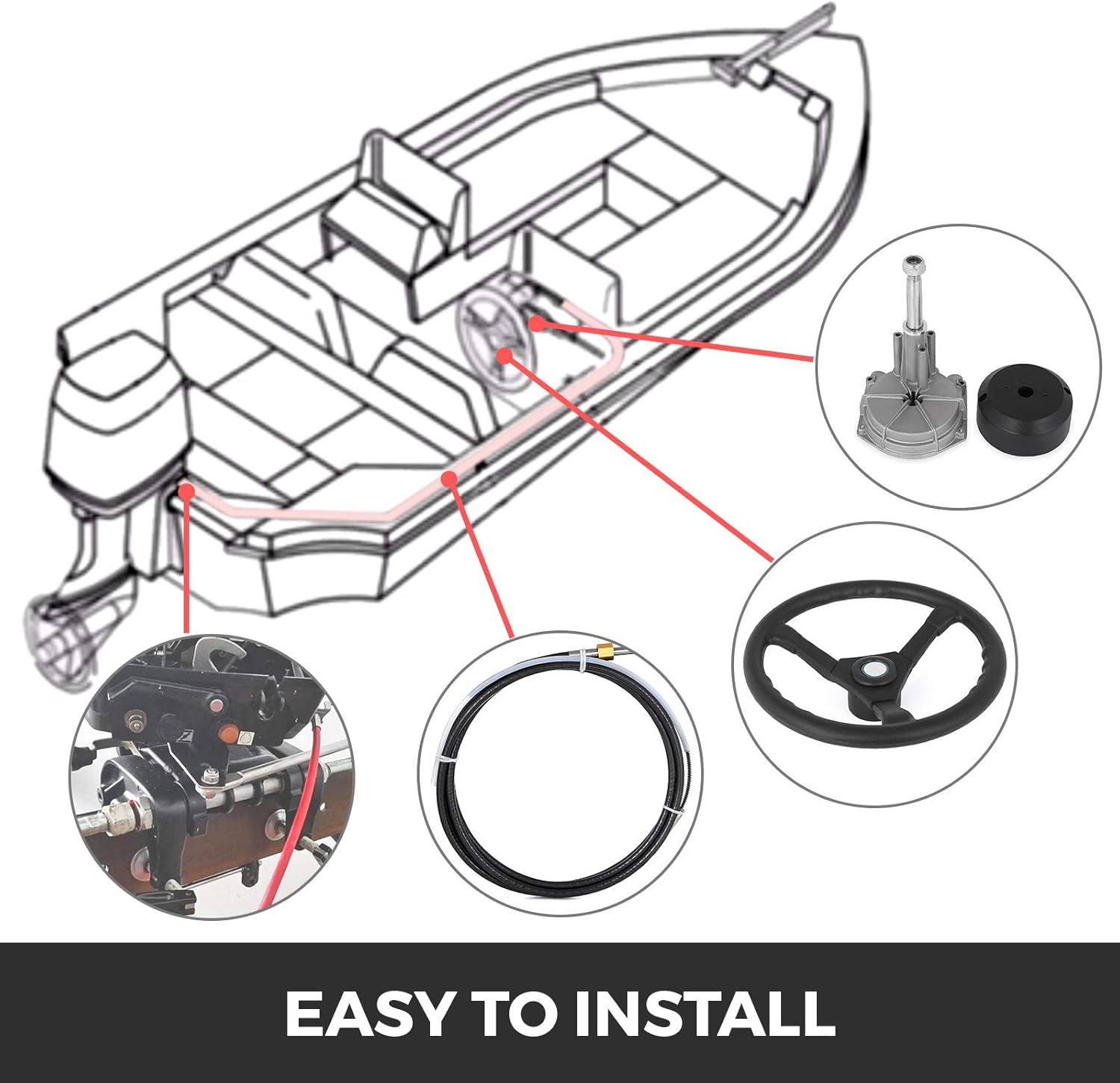 13 Feet Outboard Rotary Steering System Q872
