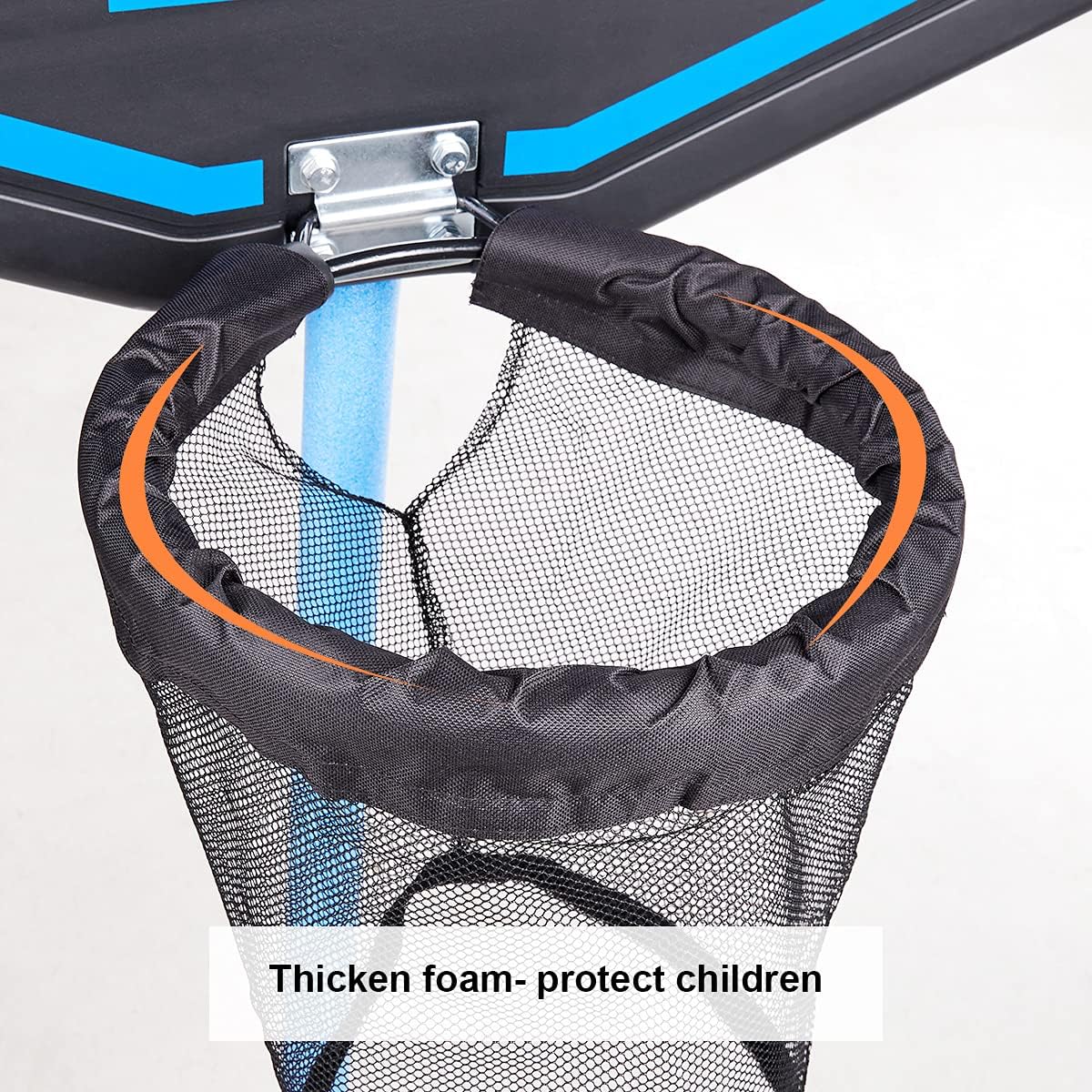Trampoline Basketball Hoop & 3-Step Trampoline Ladder for Straight Pole, Pack of 2 B200655