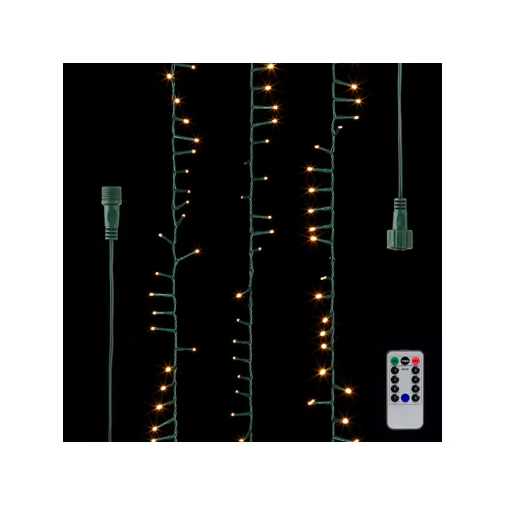 1000 White Lights Connectable Snake Garland Wire L34793