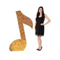 Gold Musical Note Standup I110