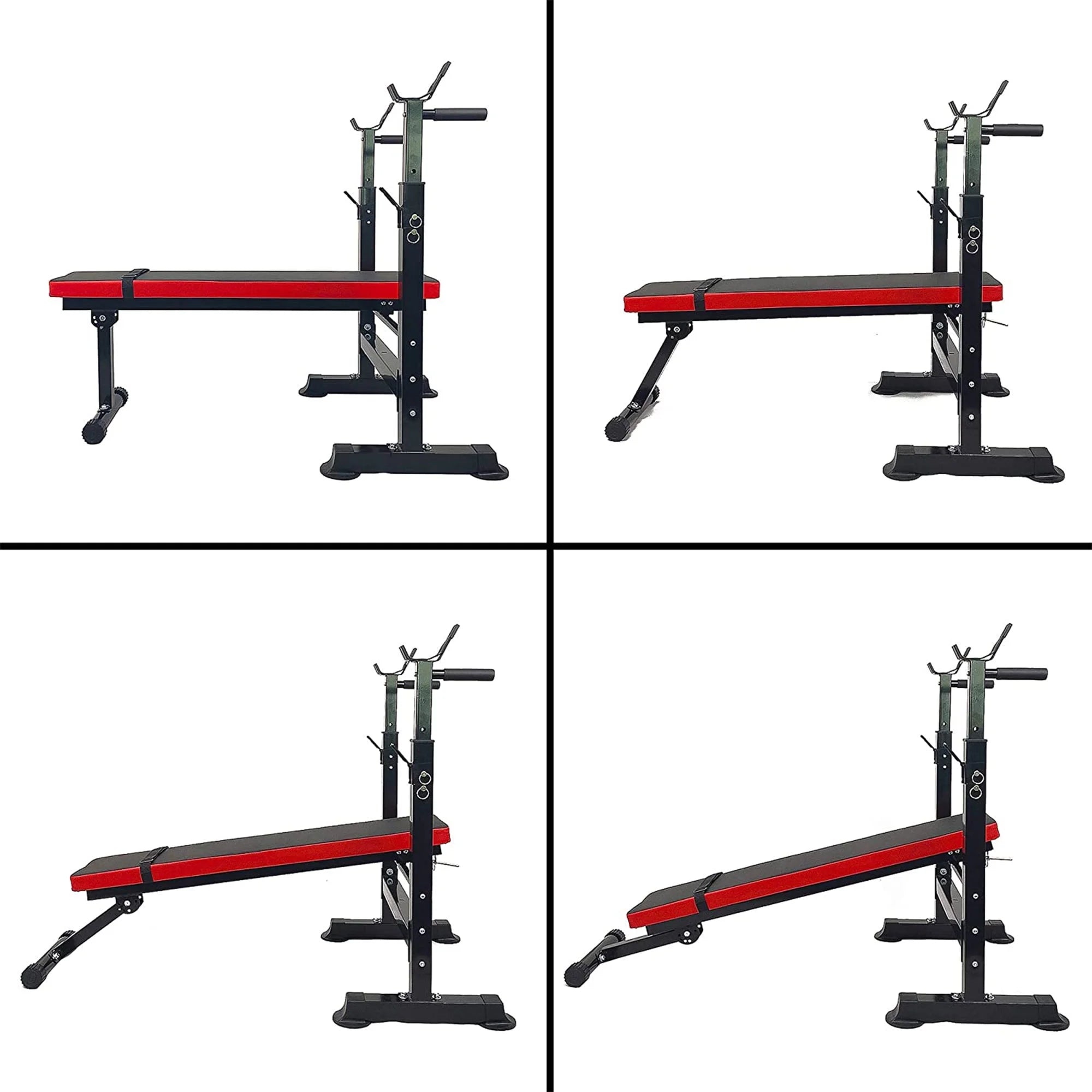 Adjustable Olympic Workout Bench with Squat Rack G5825