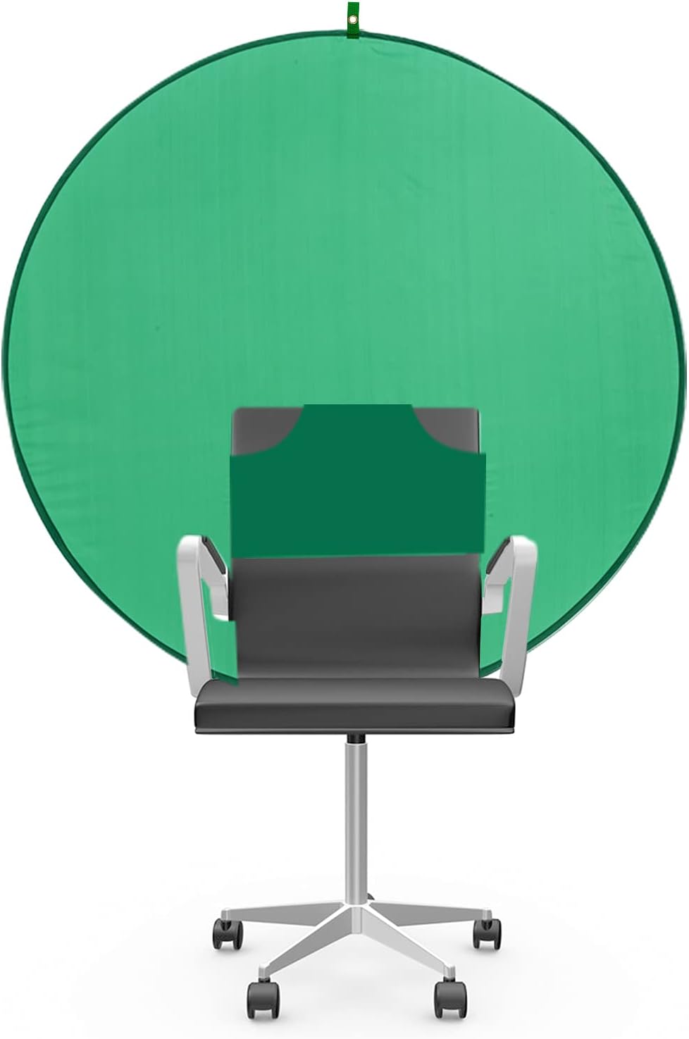 Collapsible Portable Webcam Background Chroma Key Green (58in×58in) W934009
