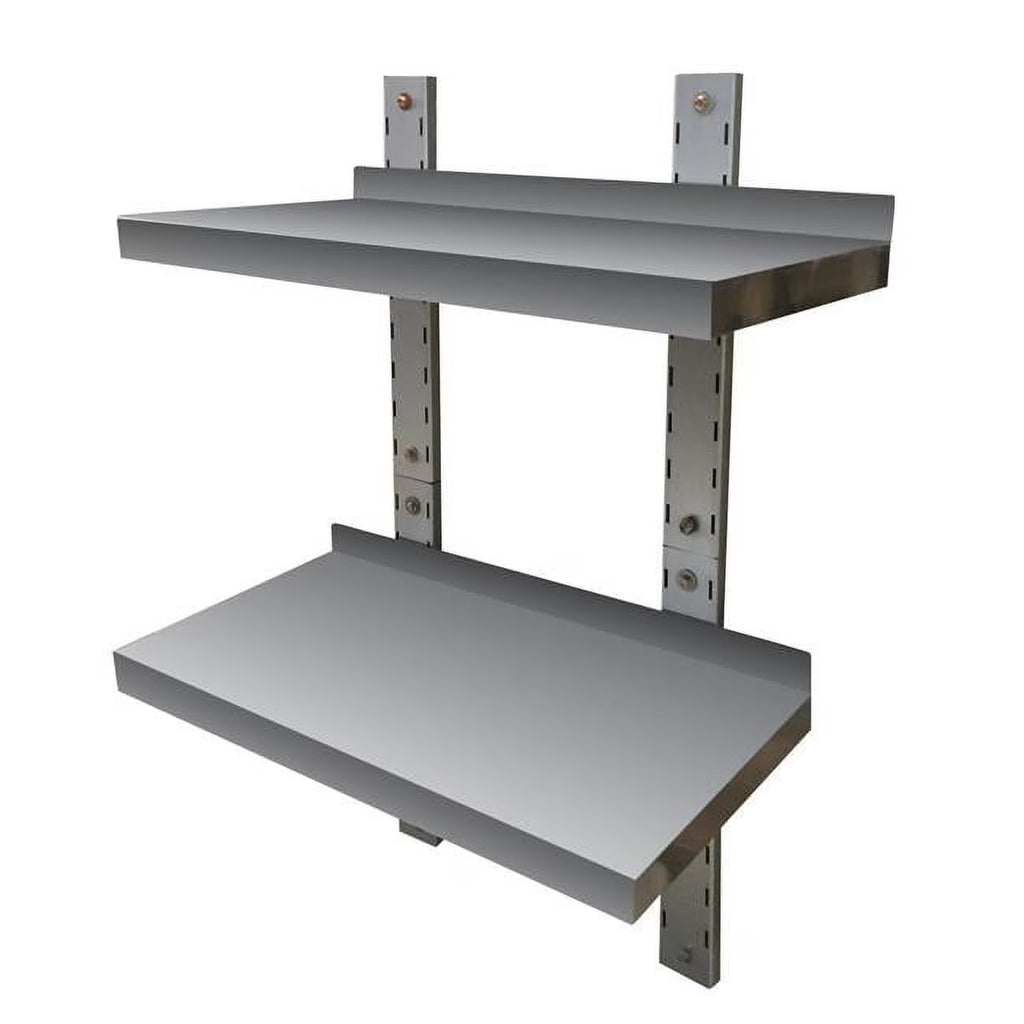 Stainless Steel Double Wall Mount Shelf K6755