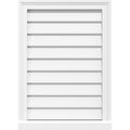 PVC Gable Vent with Brickmould O78957