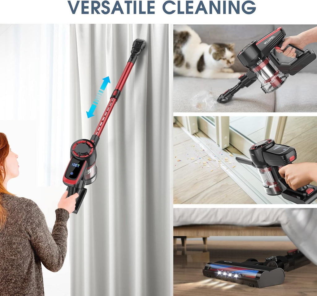 Cordless Stick Vacuum Cleaner, 25KPA, Lightweight Handheld A73504