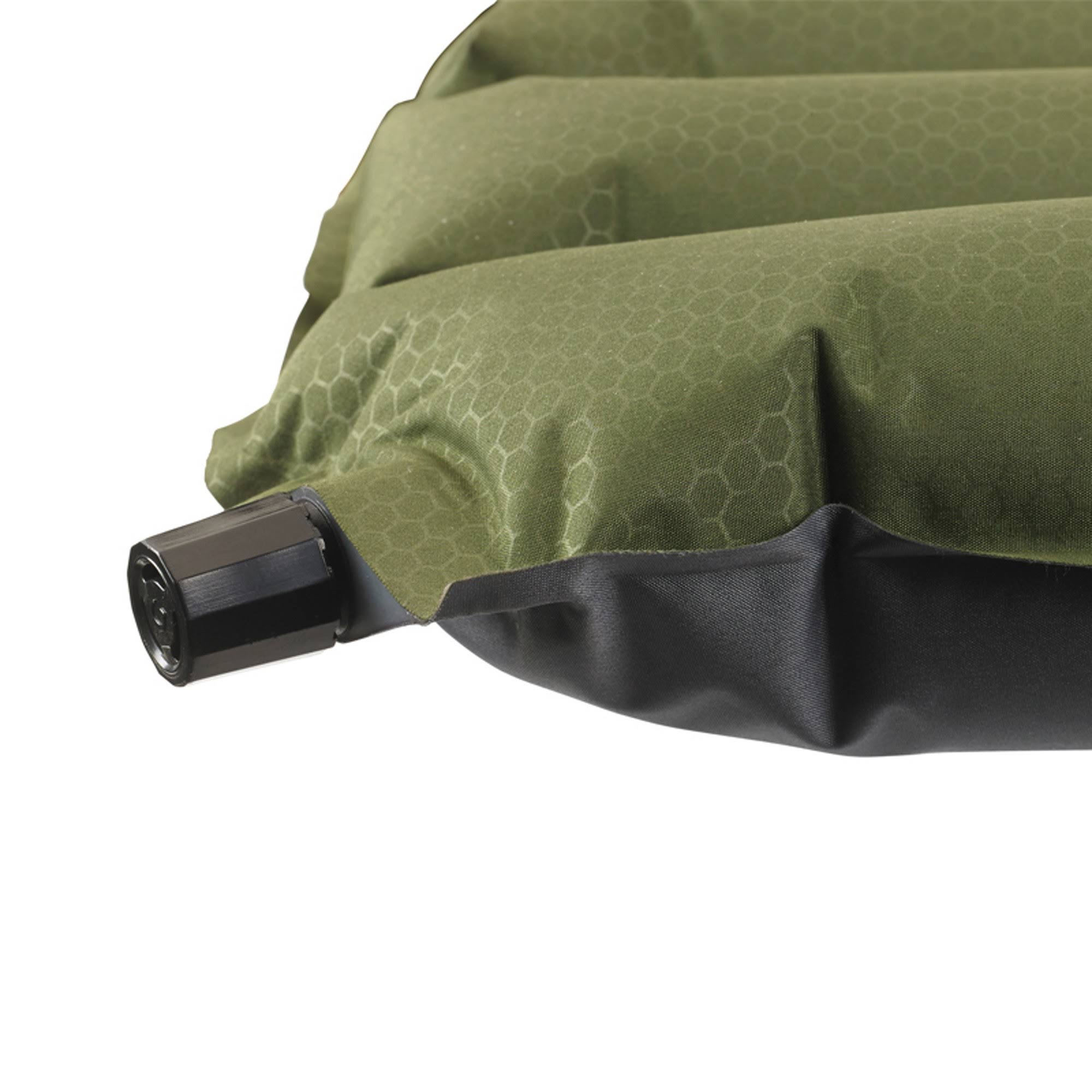 Olive Air Mat with Built-in Foot Pump Q188