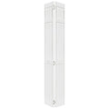 6-Panel White PVC Composite Bi-Fold Door Z1860