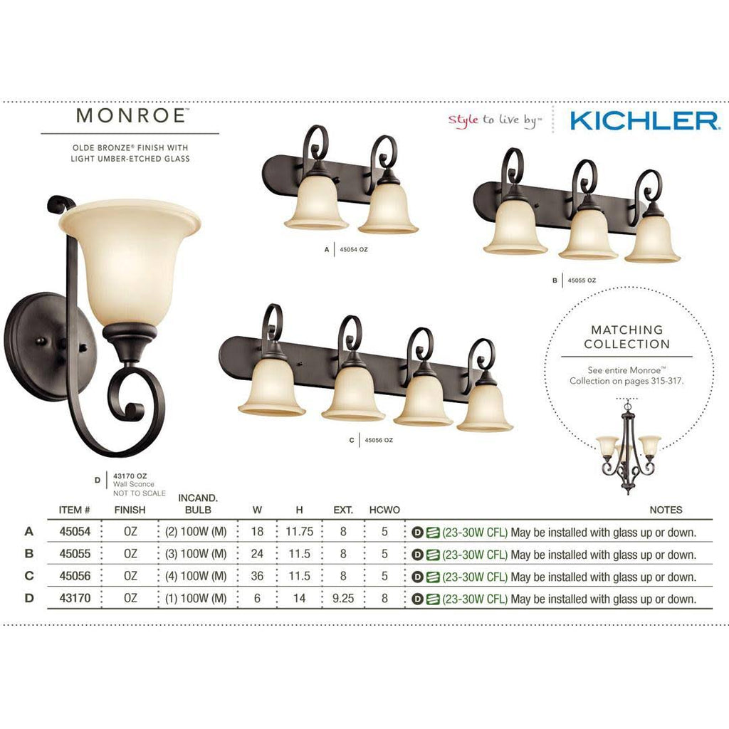 Brushed Nickel Four-Light Bath Fixture Z817