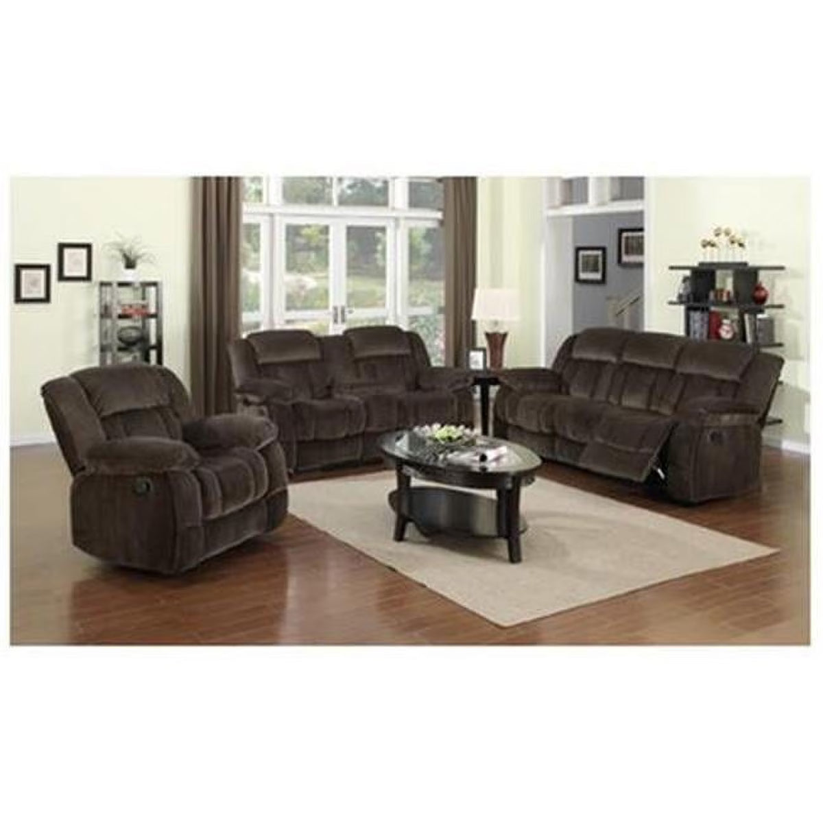 3 Piece Reclining Living Room Set K21452