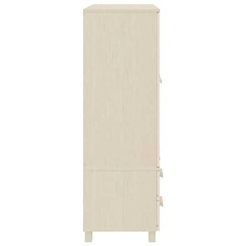 Solid Wood Pine Wardrobe V773