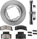 8 Lug Brake Disc Rotors with Ceramic Brake Pads A42886