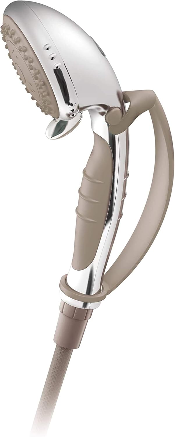 Chrome Multi-Function Handheld Shower with Pause Control O5002