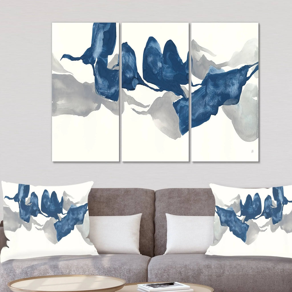Modern Canvas Art 3 Panels 48 in. Wide x 32 in. High R403483