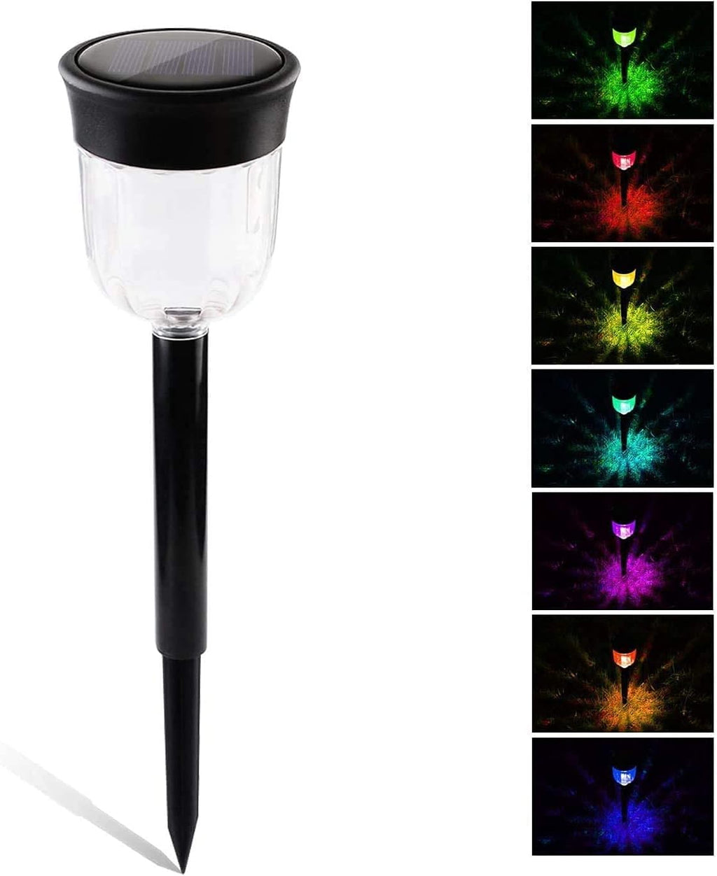 7 Color Solar Pathway Lights (4Pack) X392534