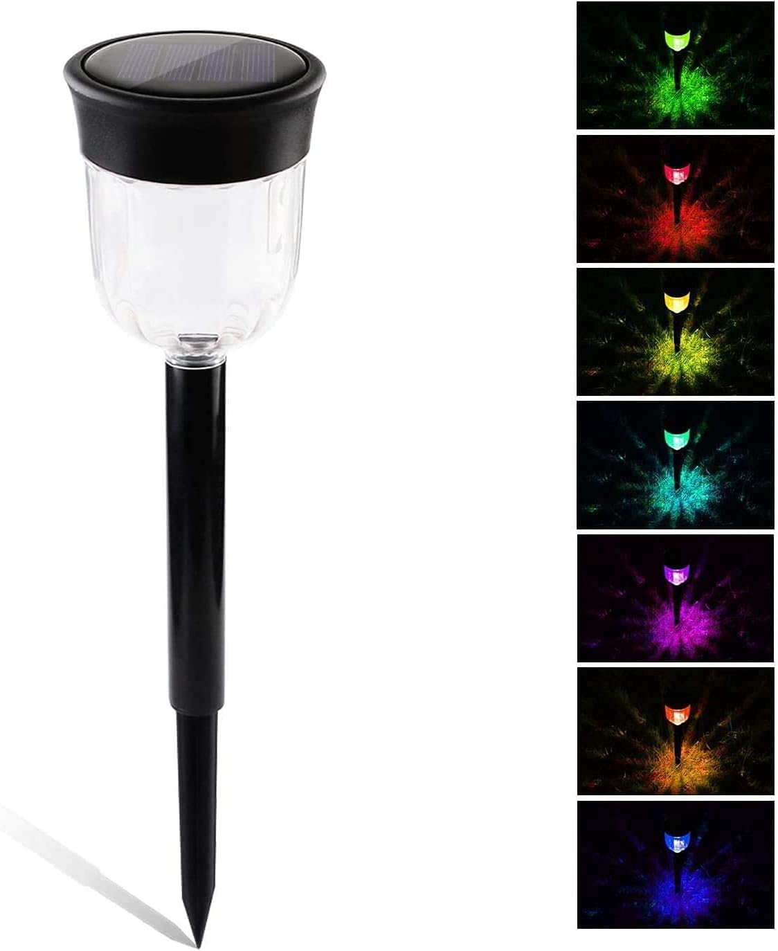 7 Color Solar Pathway Lights (4Pack) X392534