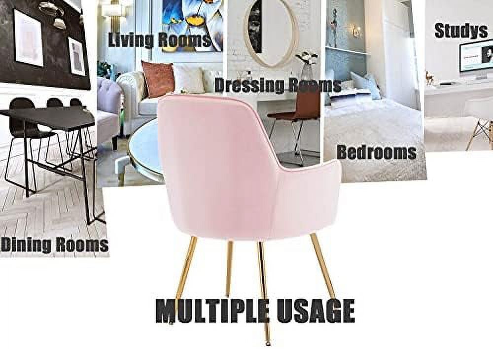 Black Velvet Accent Chair E346