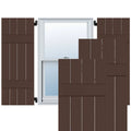 15x22W x 43x22H Real Wood Pine Board-n-Batten Shutters I10366