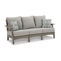 Gray Polyester Fabric Outdoor Sofa A562038