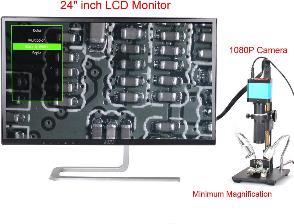 14mp HDMI USB C-Mount Microscope Camera with TF Video Recorder D1878