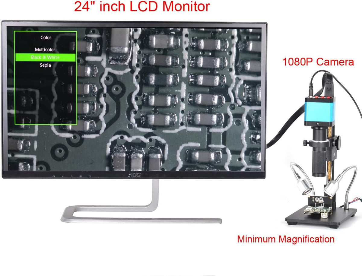 14mp HDMI USB C-Mount Microscope Camera with TF Video Recorder D1878