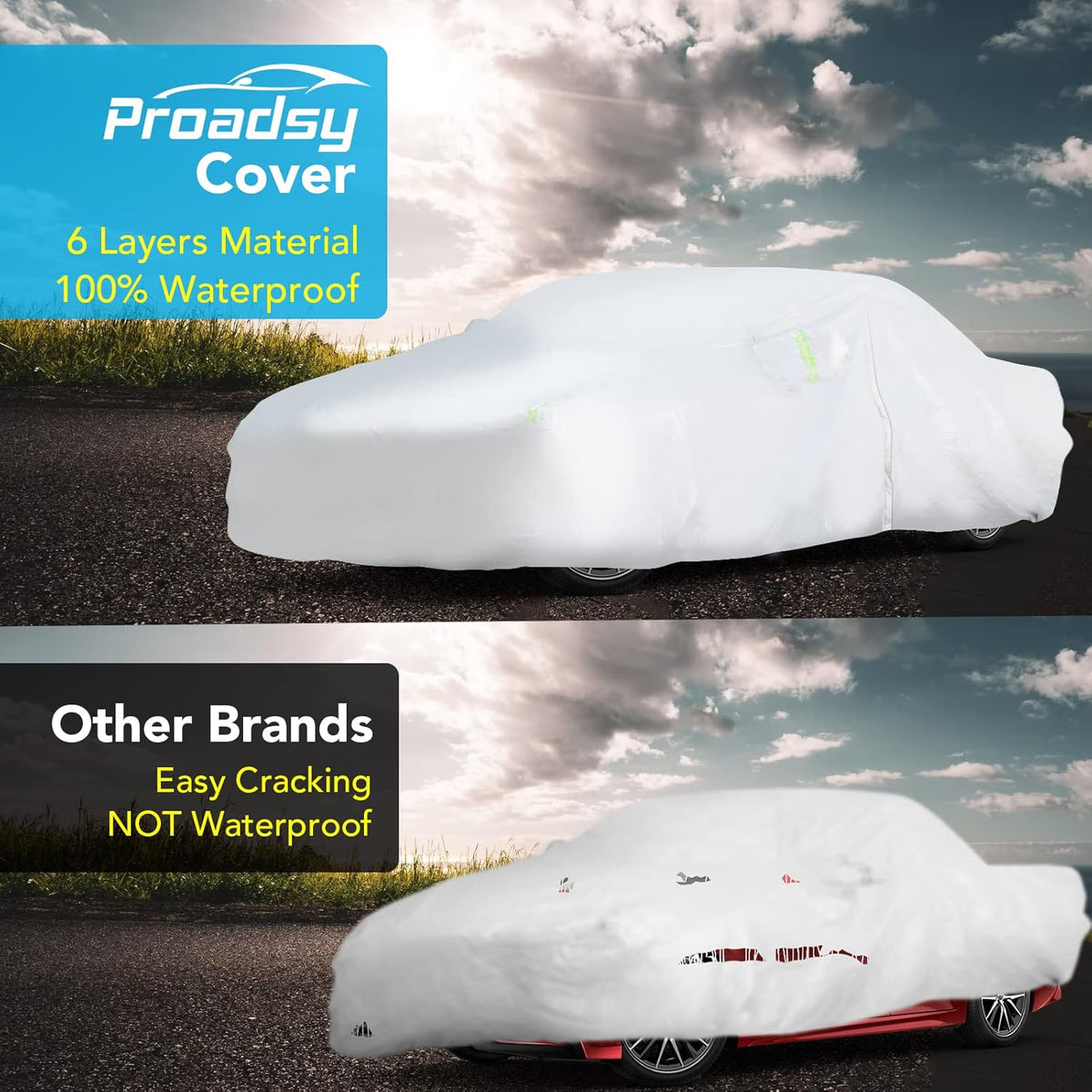 6 Layers All Weather Waterproof Car Cover U33800