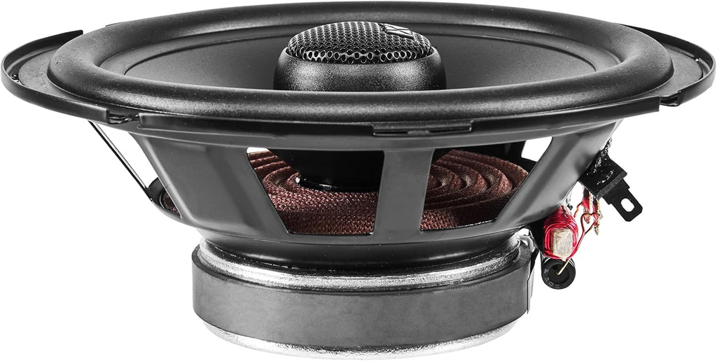 Set of 2 6 1/2 inch 80 watt RMS 2-Way Coaxial Car Speakers with Silk Dome Tweeters O61199