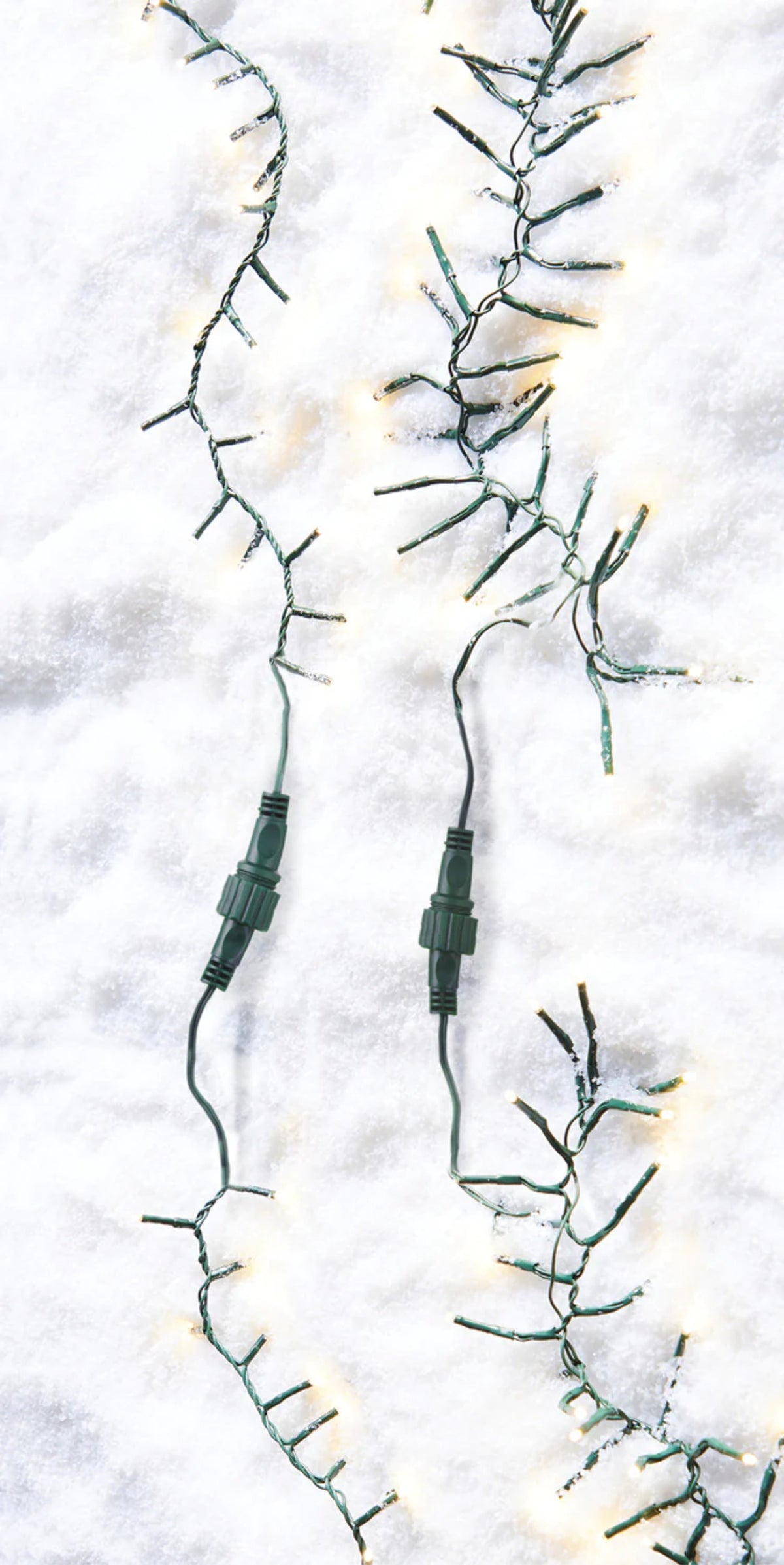 1000 White Lights Connectable Snake Garland Wire L34793