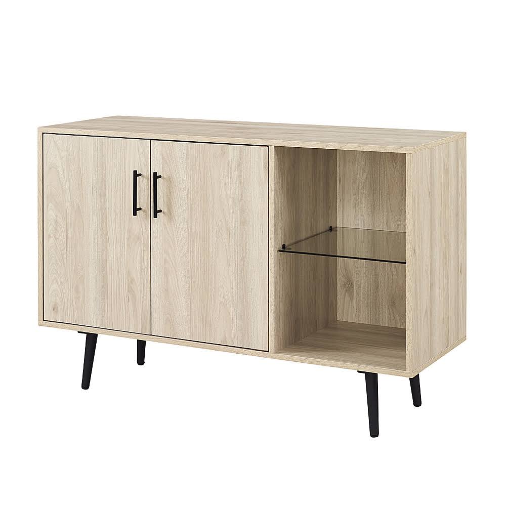 44” Modern Asymmetrical Buffet with Glass Shelf H482