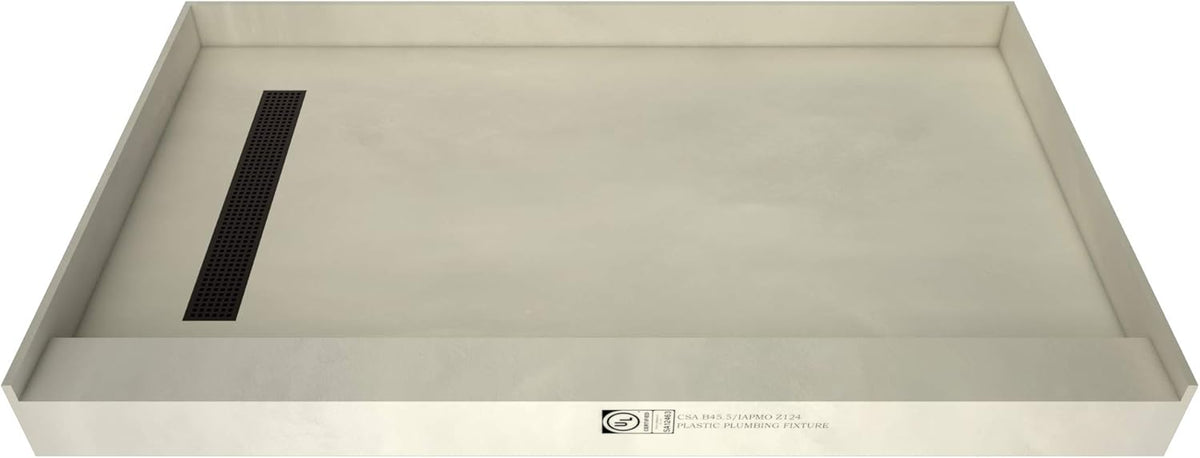 Brushed Nickel Trench Shower Pan U501513