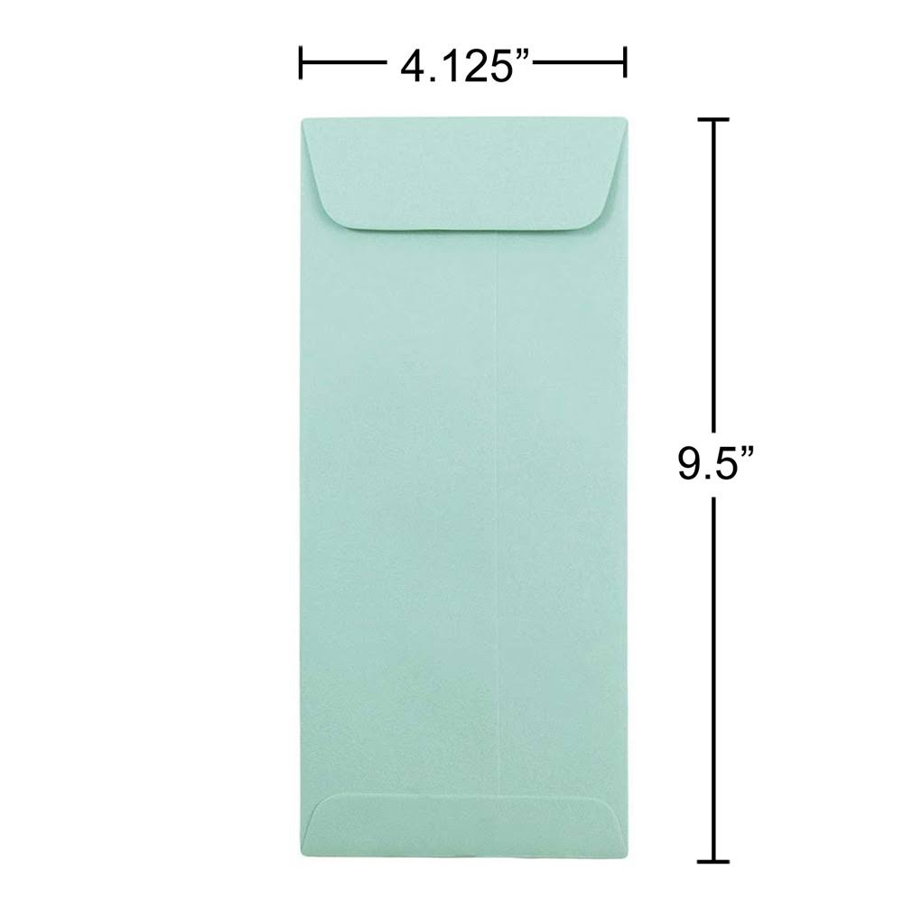 Aqua Blue #10 Policy Envelopes, 1000/Carton M94198