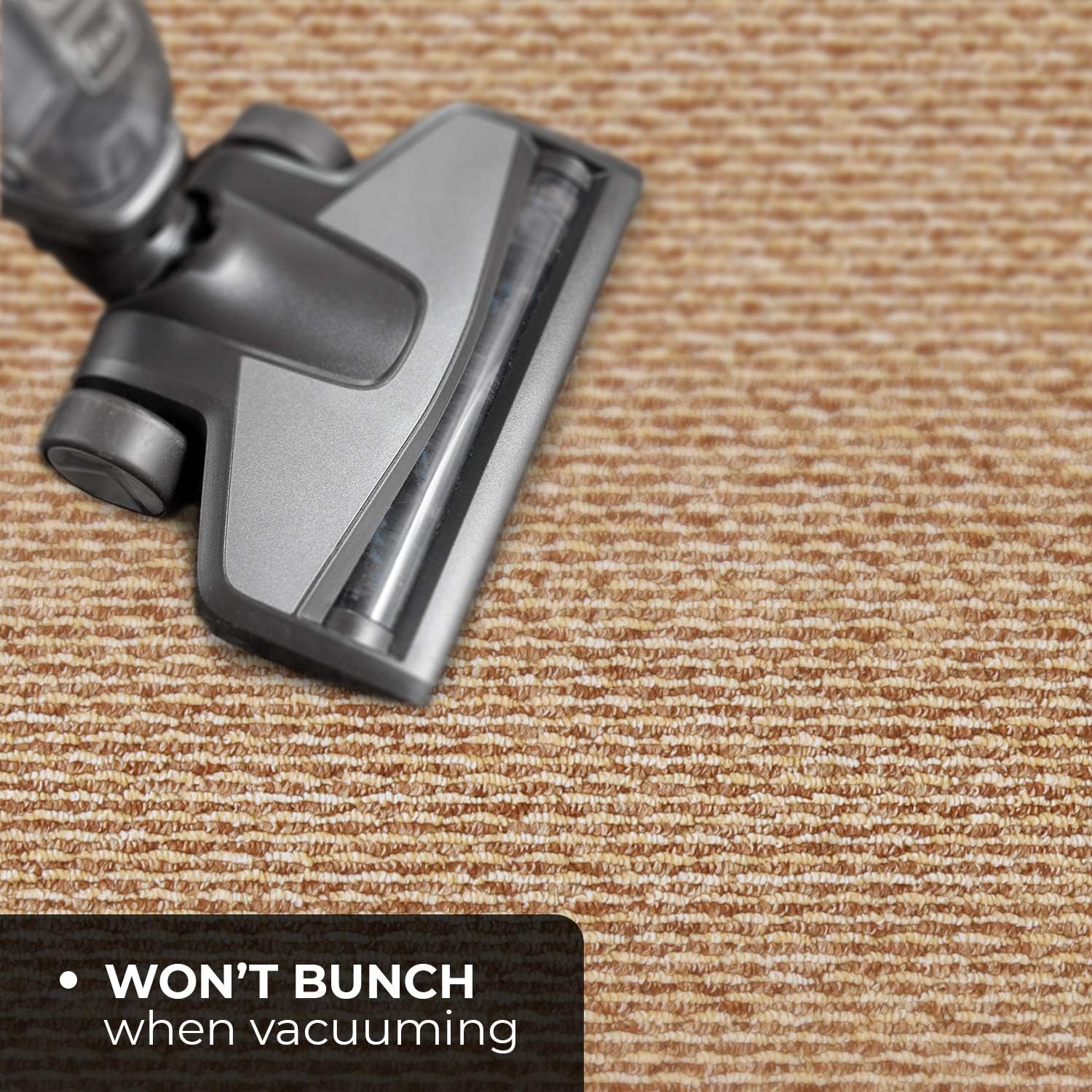 Skid-Resistant Carpet Runner - Praline Brown - 10 Feet X 27 Inches Y84075
