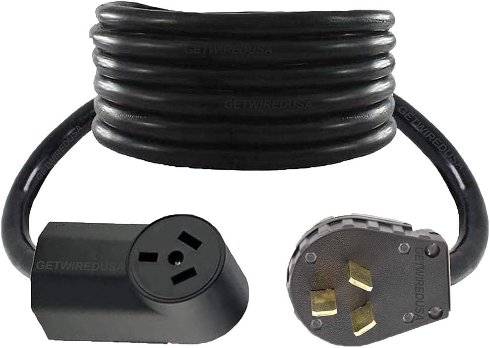 15-FT 10/3 10AWG Extension Cord 10-50P to 10-50R A4645