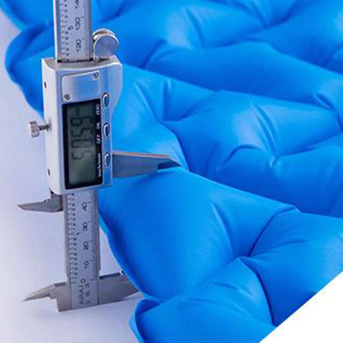 Blue Waterproof Inflatable Camping Mattress with Pillow N53099