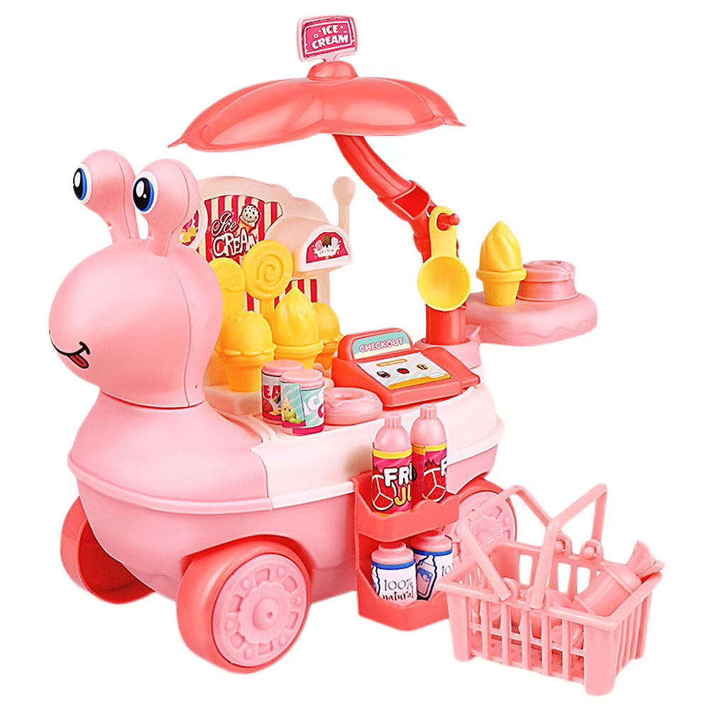 Mini Cartoon Ice Cream Truck Toy with Music Lighting D834757