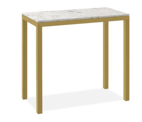 White Venatino Marble Counter Table E7402
