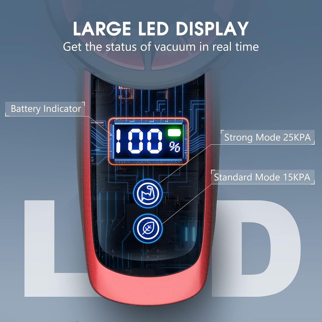Cordless Stick Vacuum Cleaner, 25KPA, Lightweight Handheld A73504