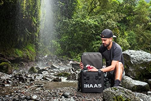 Matte Black Insulated Leak Proof Cooler Bag with Hard Liner S8620