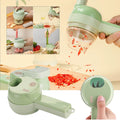 4 In 1 Rechargeable Electric Vegetable Cutter Food Processor Q6303