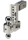 2.50-Inch Receiver Hitch Anti-Rattle Adjustable Ball Mount with 2-Inch and 2-5/16-Inch Chrome Ball I809757