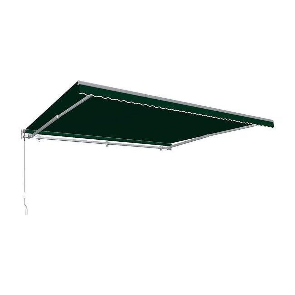 18 ft. Motor with Remote Retractable Awning, Forest Green - 120 in. R4511